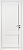 Межкомнатная дверь ДГ 241 белый матовый производителя EKODOOR