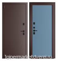 Входная металлическая дверь ТЕРМО 41 Антик медь производителя ДВЕРИЕСТЬ.РФ