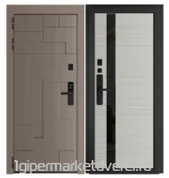 Входная металлическая дверь Стальная 17С Черный муар производителя ДВЕРИЕСТЬ.РФ