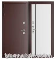 Входная металлическая дверь Стальная 16 Антик медь производителя ДВЕРИЕСТЬ.РФ