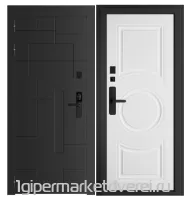 Входная металлическая дверь Стальная 17С Черный муар производителя ДВЕРИЕСТЬ.РФ