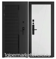 Входная металлическая дверь Стальная 17С Черный муар производителя ДВЕРИЕСТЬ.РФ