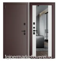 Входная металлическая дверь ТЕРМО 41 Антик медь производителя ДВЕРИЕСТЬ.РФ