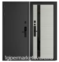 Входная металлическая дверь Стальная 17С Черный муар производителя ДВЕРИЕСТЬ.РФ