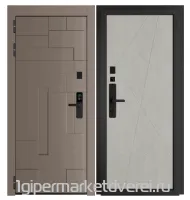 Входная металлическая дверь Стальная 17С Черный муар производителя ДВЕРИЕСТЬ.РФ