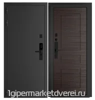 Входная металлическая дверь Стальная 17С Черный муар производителя ДВЕРИЕСТЬ.РФ