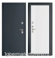 Входная металлическая дверь ТЕРМО 41 RAL 7024 Муар производителя ДВЕРИЕСТЬ.РФ