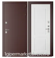 Входная металлическая дверь Стальная 16 Антик медь производителя ДВЕРИЕСТЬ.РФ