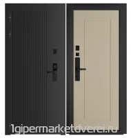 Входная металлическая дверь Стальная 17С Черный муар производителя ДВЕРИЕСТЬ.РФ