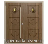 Входная металлическая дверь Termo Wood производителя PORTALLE