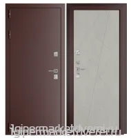 Входная металлическая дверь Стальная 16 Антик медь производителя ДВЕРИЕСТЬ.РФ