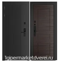 Входная металлическая дверь Стальная 17С Черный муар производителя ДВЕРИЕСТЬ.РФ