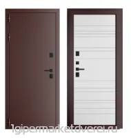 Входная металлическая дверь Стальная 16 Антик медь производителя ДВЕРИЕСТЬ.РФ