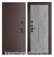 Входная металлическая дверь ТЕРМО 41 Антик медь производителя ДВЕРИЕСТЬ.РФ