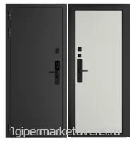 Входная металлическая дверь Стальная 17С Черный муар производителя ДВЕРИЕСТЬ.РФ