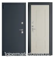 Входная металлическая дверь ТЕРМО 41 RAL 7024 Муар производителя ДВЕРИЕСТЬ.РФ