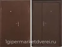 Входная металлическая дверь ПРОФИ ДВУХСТВОРКА производителя ПРОМЕТ